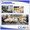 Horizontal rotary waste tire refining to fuel oil machine