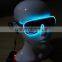 Blue EL sunglasses/EL glow sunglasses/EL lighting glasses/Electroluminescent sunglasses