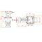 auto solar energy heater water solenoid valve brass AC 220V latching