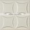 Drawing Room TV Wall Backdrop Decorative 3D Leather Wall Panel crystal glass coating