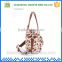 Polyester floral print diaper tote baby mother bag