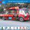 FAW Truck with Crane 4X2 truck wirh crane 8ton crane truck 180hp truck with crane heavy duty truck with crane