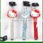 wired cartoon bling selfie stick with Cable Control