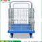 TJG high quality Load 300 TJG-PLA300Y-AM1 Mesh Sided Platform Cart Hand Trolley Truck