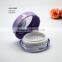 Purple color loose powder jar with mirror