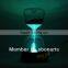 LED sand timer with 15 minutes automatically change color