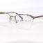 G3623-LQ0064 Gray Tortoise Half Rim Frames Acetate And Stainless Glasses