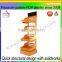 solid wood material bakery rack, bread/ Snacks / candy display Stand