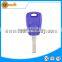blue remote key case with logo uncut blade abs material for fiat 500 doblo ducato panda brava