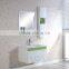 White Mirrored MDF, PVC Wall Mounted Acrylic Shower Tray Shower Base and Bathroom Vanity