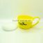 550 ML(19 Ounce) promotional plastic cups, coffee&Tea mug with drinking spout cover