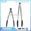 Food grade Stainless Steel silicone Kitchen Locking Tongs , Food Tongs, BBQ Tongs