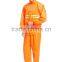 2016 factory price yellow plastic raincoat for workers