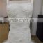 new arrival spaghetti strap full lace appliqued organze mermaid wedding dress