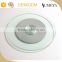 Wholesale wedding banquet table round tempered glass restaurant lazy susan