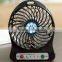 3 speed control portable electric led mini USB desk fan for student