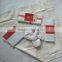 red golden thread glove set and silver glitter sunshine glitter glove set and pot holder