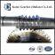 Customized nonstandard transimission high rpm rotating worm gear with steel wheel
