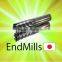 Durable and High quality tungsten electrode endmill with multiple functions made in Japan