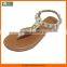 New Design Metal Decorative Flipflop Sandals