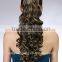 streak hair color Ponytail curly hair pieces, claw clip in curly hair extension