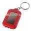 Mini Solar Power Rechargeable 3LED Flashlight Keychain Torch