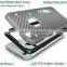 TPU & PC Heat Radiation Function +Slim Dual Armor Thin Net Mesh Case For iPhone 6 6S Plus With Stand Heat Dissipation Phone Case