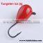 Wholesale tear drop tungsten ice fishing jigs