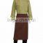 Black canvas bar long waist apron