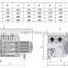 single stage structure and standard or nonstandard rotary vane vacuum pump for metalizing plant