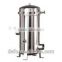 Large filtering area stainless steel side entry industrial bag water filter