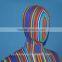 Hydrographics transfer printing abstractive fabric covered life size male mannequins