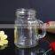 Haonai wholesale promotional candy mason jar with handle
