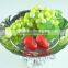 stainless steel stock Ceramic one layer silver cake stand holder fruit plate