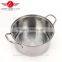Hot sale 4pcs natural Color european-style stainless steel cooking/ soup pot set