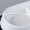 New design Plastic slip-resistant oval pet bowl with rubber bottom/dog bowl