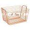 Kitchen Pantry Bath Wire Basket Tote with Handle