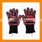 Heat Resistant Black with Red Silicone Flexible Cooking Baking BBQ Oven Grill Gloves Pan Holders Gloves