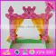 2016 new products children toy wooden puppet theatre for sale W10D146