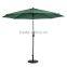 Patio Outdoor Metal 10ft Push Button Tilt Green Market Umbrella