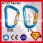 Super D Type With CE Certificate Aluminum Carabiner For Wild Sports