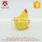 Yellow Unique Custom Ceramic Chicken Candle Holder