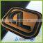 Garment label OEM custom leather applique embroidery jacket patches