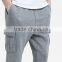 mens fashion cheap fleece lined jogger pants with pockets