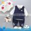 AS-407B children garment baby stylish frock kids clothing wear china uniform style baby clothing sets