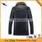 New fashion real black fur jackets for men