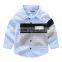 S33472W Long Sleeve Shirts Boys Blouses Breathable Cotton Kids Children Shirts