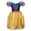 2015 wholesale  simple style white color lace girls birthday party dresses