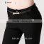 Black High Waist Butt Lift Slim Long Casual Pants Women With Belt