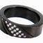 Custom Black Stainless Steel Men' Wedding Ring 8# , 9# , 12#